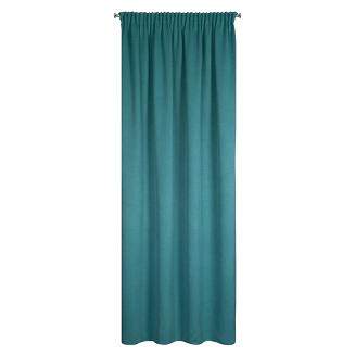 Zasłona gotowa na taśmie CARLO 130x300 Eurofirany ciemnoturkusowy
