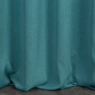 Zasłona gotowa na taśmie CARLO 130x300 Eurofirany ciemnoturkusowy