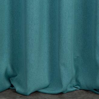 Zasłona gotowa na taśmie CARLO 130x300 Eurofirany ciemnoturkusowy