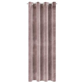 Zasłona gotowa na przelotkach VILLA 140x250 Eurofirany pudrowy