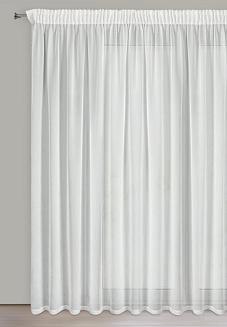 Firana gotowa na taśmie HERA 300x270 Eurofirany biały