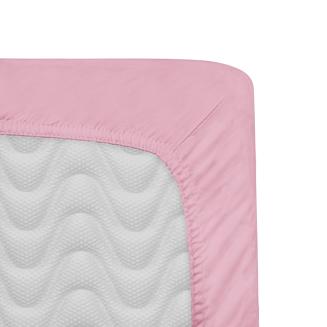 Prześcieradło satyna bawełniana z gumką 200x220 Darymex wrzosowe