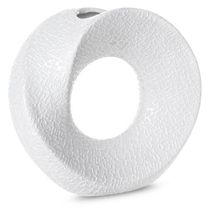 Wazon dekoracyjny RISO 23x9x22 Eurofirany biały