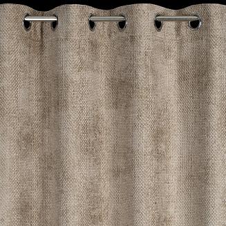 Zasłona gotowa na przelotkach ALETA 135x250 Eurofirany beżowy