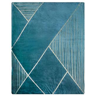 Koc narzuta GINKO3 150x200 Eurofirany turkusowy