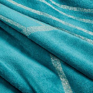 Koc narzuta GINKO3 150x200 Eurofirany turkusowy