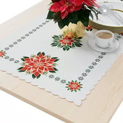 FOLK GWIAZDA BETLEJEMSKA Bieżnik NINA WODOODPORNA 50x100cm kolor 001 biały PBN341/KSP/C01/050100/1