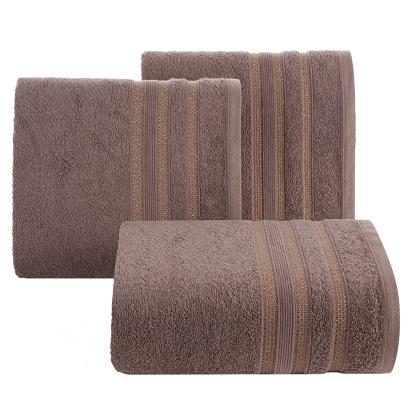 Ręcznik JUDY 50x90 Eurofirany jasny brąz