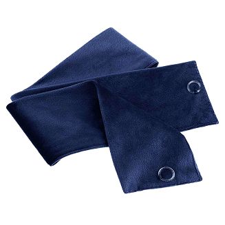 Szarfa do zasłony Velvet Soft 8x140 welurowa granatowa