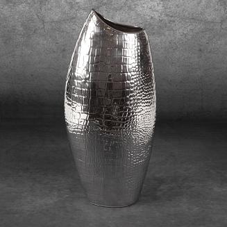 Wazon dekoracyjny ERNA Eurofirany srebrny