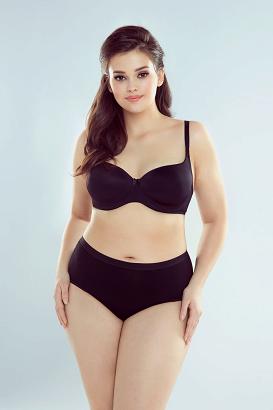 Figi damskie klasyczne Simone Eldar czarne