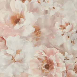 Pościel bawełniana FLORINA 220x200 Design91 jasnoszary