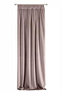 Zasłona gotowa na taśmie VILLA 140x270 Eurofirany pudrowy róż