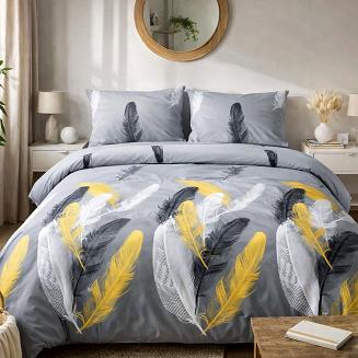 Pościel satyna bawełniana 1551/1/140x200+1posz.70x90 SATYNLOVE