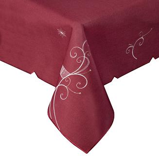 Obrus dekoracyjny TEONA 110x160 Eurofirany czerwony
