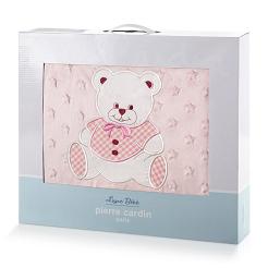 Koc Pierre Cardin BABY4 110x140 Pierre Cardin Eurofirany różowy