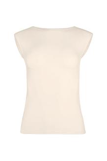 Bluzka damska pod marynarkę INDI w kolorze: wanilia