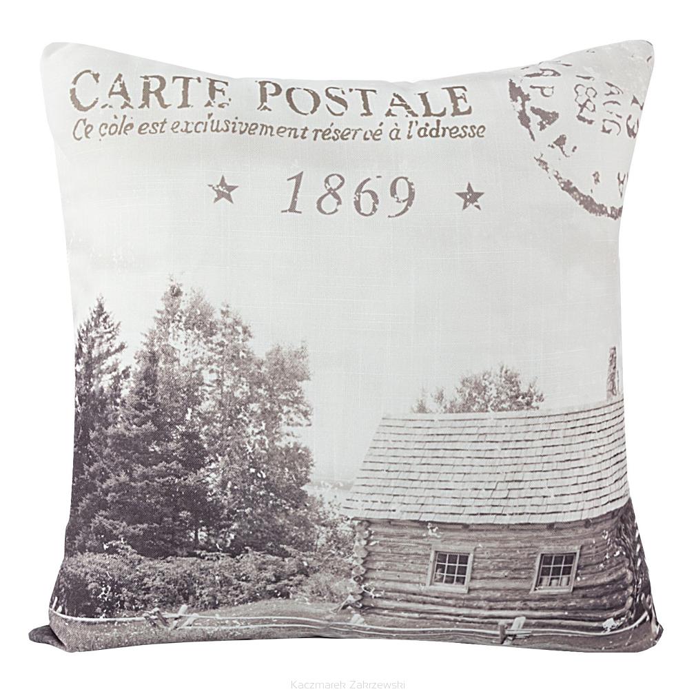 Poszewka dekoracyjna VILLAGE 45x45 Eurofirany stalowy