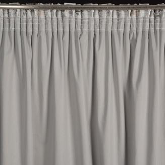 Zasłona gotowa na taśmie SELENA 140x270 Eurofirany srebrny