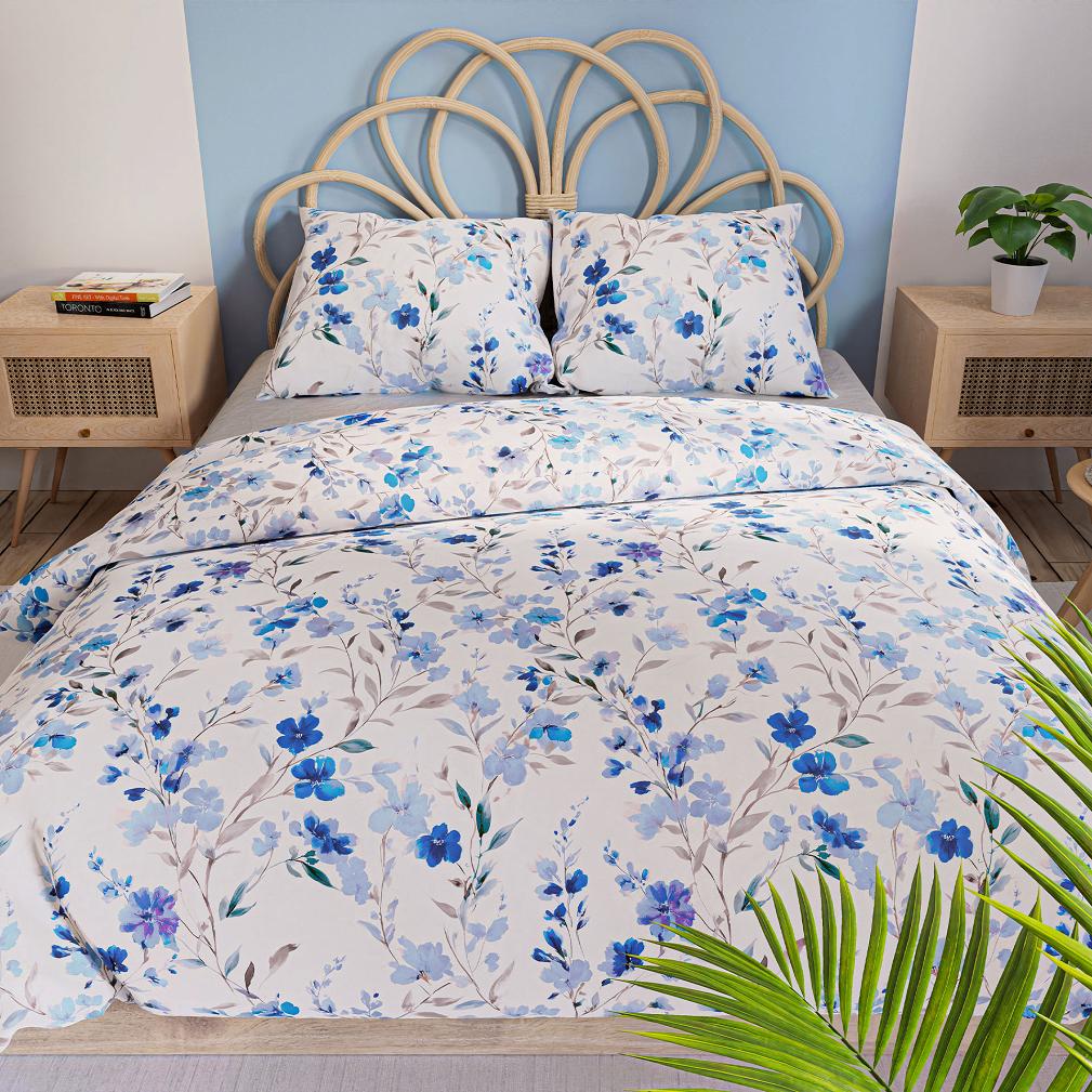 FLORISSE Komplet pościeli z bawełny satynowej 220x200cm 100111/SAT/000/220200/1