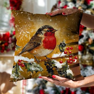 ELEGANCKI RUDZIK Poszewka dekoracyjna VELVET 40x40cm kolor 014 złoto-brązowy PBN339/POP/014/040040/1