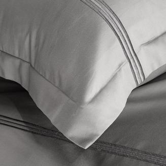 Pościel satynowa ST 160x200 Eurofirany srebrny