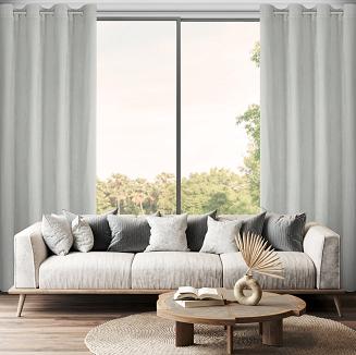 Zasłona gotowa na przelotkach VANI 140x250 Eurofirany platynowy