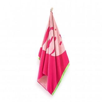 Ręcznik plażowy LEAF 100x160 Zwoltex różowy