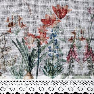 Firana gotowa na taśmie NEMEZJA 130x50 Eurofirany biały