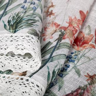 Firana gotowa na taśmie NEMEZJA 130x50 Eurofirany biały