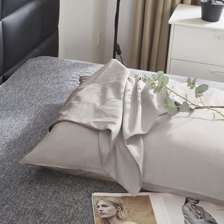 Poszewka satyna bawełniana SIN 50x70 taupe
