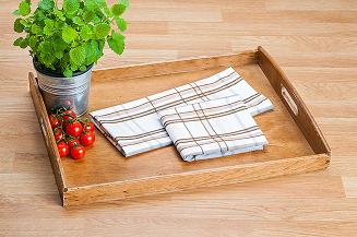 Ścierka kuchenna bawełniana Adela 45x65 beżowa