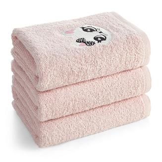 Ręcznik dziecięcy z kapturkiem BABY72 100x100 Eurofirany różowy