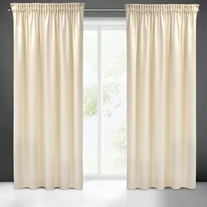 Zasłona gotowa na taśmie SIBEL 140x270 Pierre Cardin Eurofirany kremowa