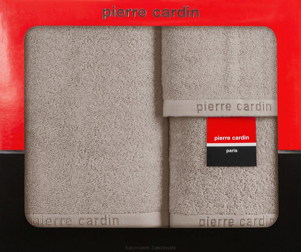Komplet ręczników 3 szt. EVI Pierre Cardin ciemnobeżowy
