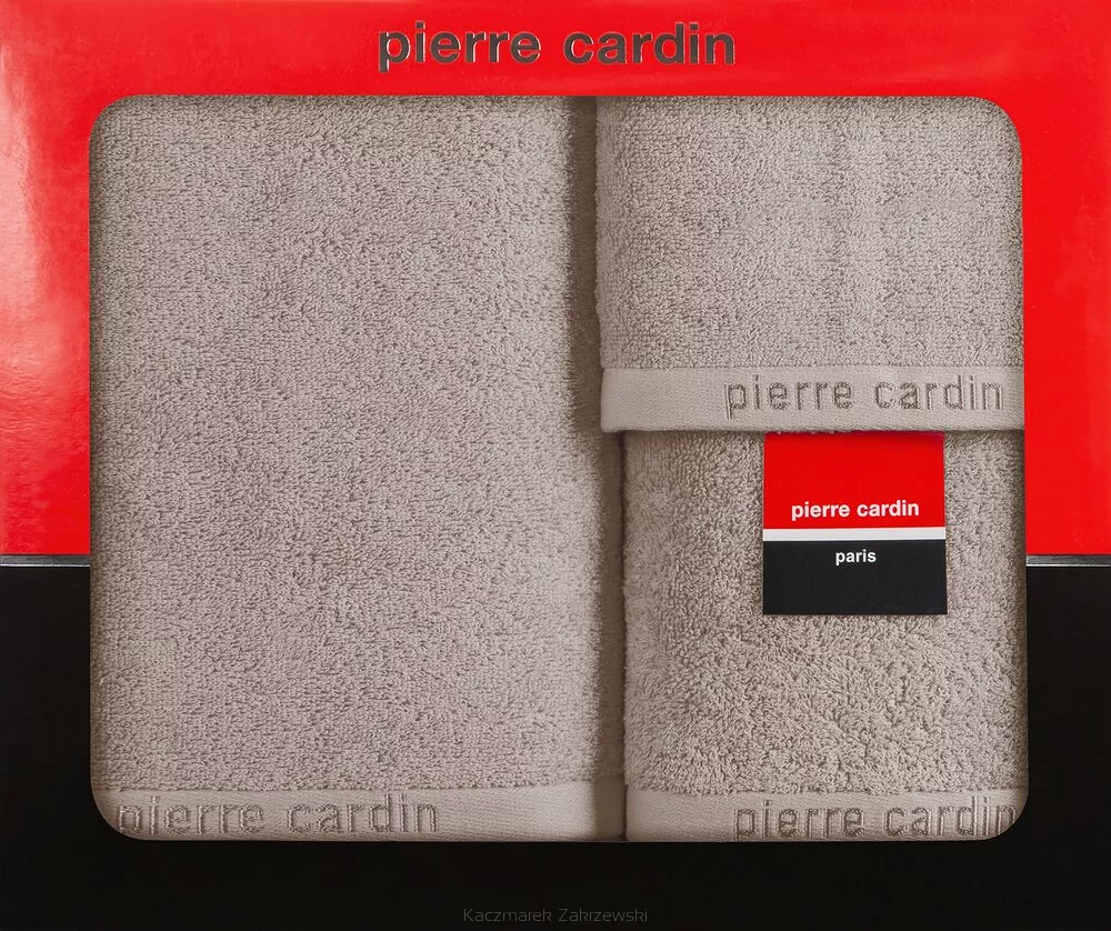 Komplet ręczników 3 szt. EVI Pierre Cardin ciemnobeżowy