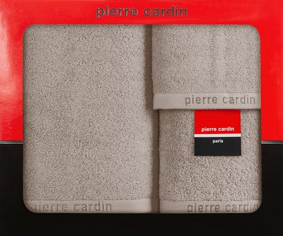 Komplet ręczników 3 szt. EVI Pierre Cardin ciemnobeżowy