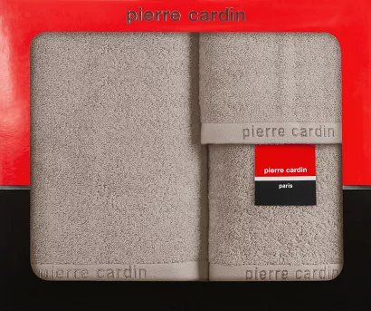Komplet ręczników 3 szt. EVI Pierre Cardin ciemnobeżowy
