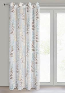 Zasłona gotowa na przelotkach RUTI 140x250 Eurofirany kremowy