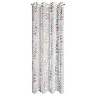 Zasłona gotowa na przelotkach RUTI 140x250 Eurofirany kremowy