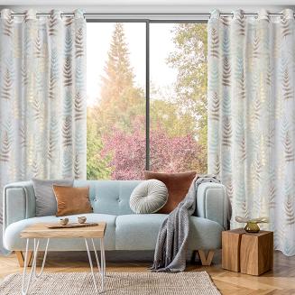 Zasłona gotowa na przelotkach RUTI 140x250 Eurofirany kremowy