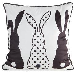 Poszewka dekoracyjna WIOSNA 45x45 Eurofirany czarny