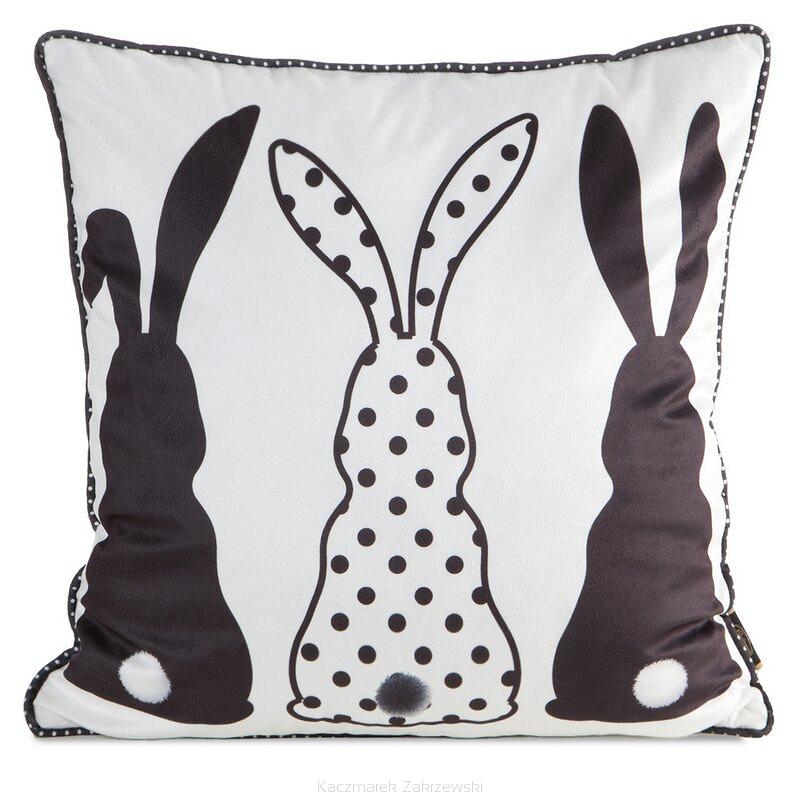 Poszewka dekoracyjna WIOSNA 45x45 Eurofirany czarny