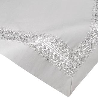 Obrus dekoracyjny GRANADA 85x85 Eurofirany srebrny