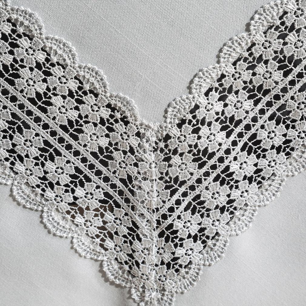 Obrus dekoracyjny GRANADA 85x85 Eurofirany srebrny