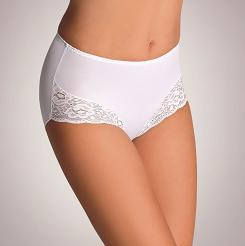 Figi damskie modelujące z wyoskim stanem Vanda białe