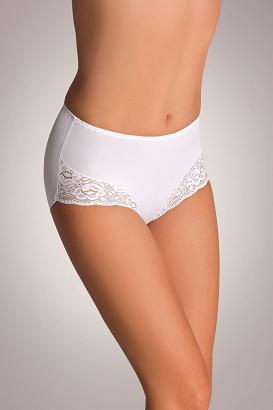 Figi damskie modelujące z wyoskim stanem Vanda Eldar białe