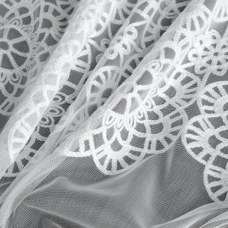 Firana gotowa na przelotkach AFRODYTA 140x250 Eurofirany biały