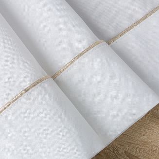 Obrus dekoracyjny MADELE 145x400 Eurofirany biały