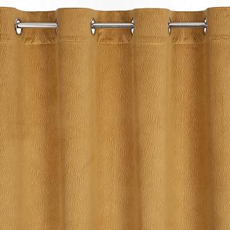 Zasłona gotowa na przelotkach LILI 140x250 Eurofirany złocisty